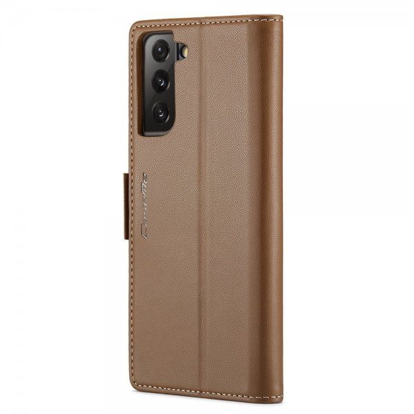 CaseMe Samsung Galaxy S21 FE Fodral 023 Series Brun