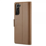 CaseMe Samsung Galaxy S21 FE Fodral 023 Series Brun