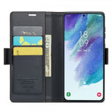 CaseMe Samsung Galaxy S21 FE Fodral 023 Series Svart