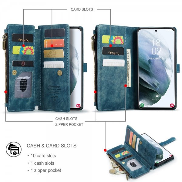 CaseMe Samsung Galaxy S21 FE Fodral C30 Series Petrol