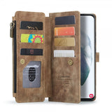 CaseMe Samsung Galaxy S21 FE Fodral C30 Series Brun