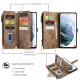CaseMe Samsung Galaxy S21 FE Fodral C30 Series Brun