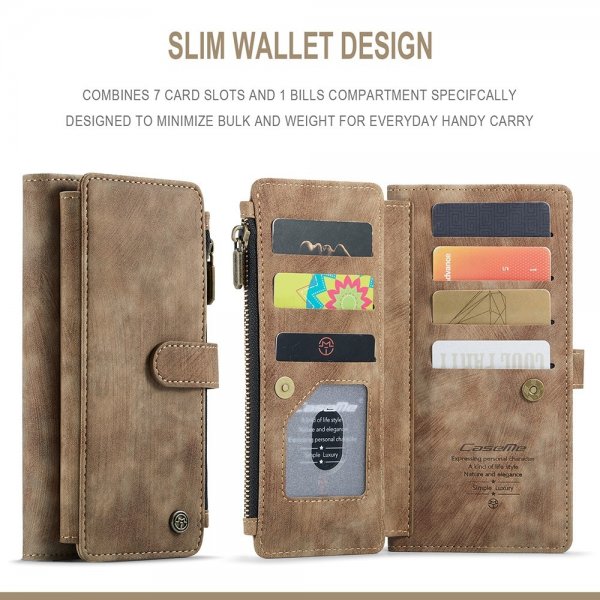CaseMe Samsung Galaxy S21 FE Fodral C30 Series Brun