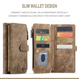 CaseMe Samsung Galaxy S21 FE Fodral C30 Series Brun