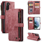 CaseMe Samsung Galaxy S21 FE Fodral C30 Series Röd