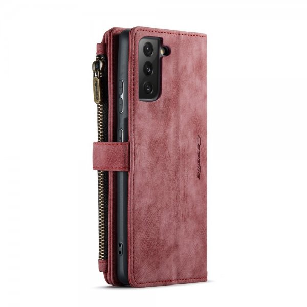 CaseMe Samsung Galaxy S21 FE Fodral C30 Series Röd