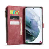 CaseMe Samsung Galaxy S21 FE Fodral C30 Series Röd