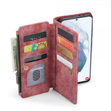CaseMe Samsung Galaxy S21 FE Fodral C30 Series Röd