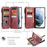 CaseMe Samsung Galaxy S21 FE Fodral C30 Series Röd