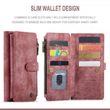 CaseMe Samsung Galaxy S21 FE Fodral C30 Series Röd