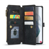 CaseMe Samsung Galaxy S21 FE Fodral C30 Series Svart