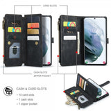 CaseMe Samsung Galaxy S21 FE Fodral C30 Series Svart