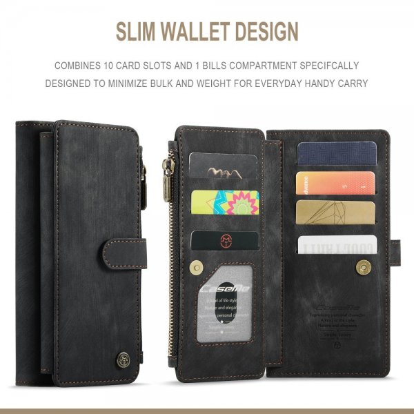 CaseMe Samsung Galaxy S21 FE Fodral C30 Series Svart