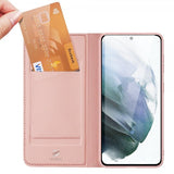 Dux Ducis Samsung Galaxy S21 FE Fodral Skin Pro Series Rosa