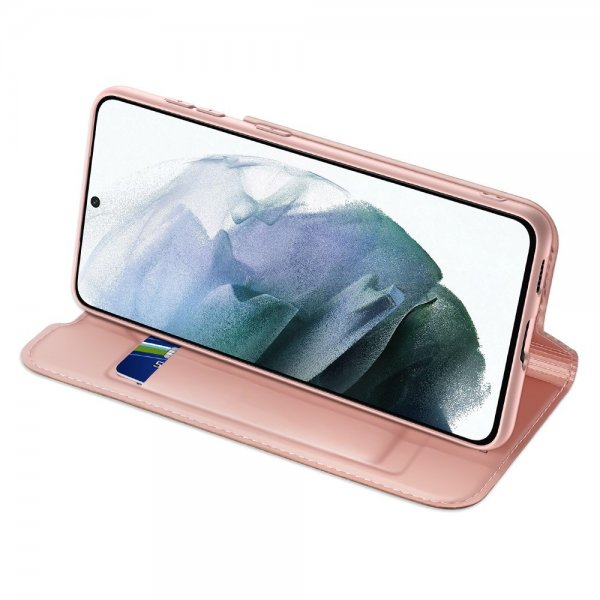 Dux Ducis Samsung Galaxy S21 FE Fodral Skin Pro Series Rosa