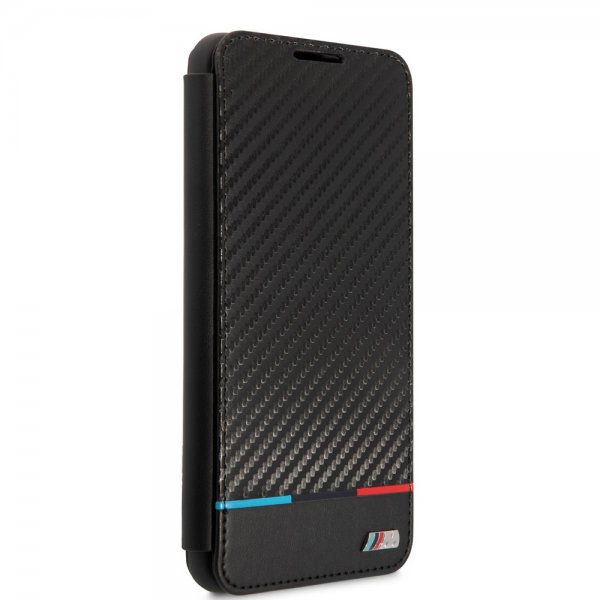 BMW Samsung Galaxy S21 FE Fodral Tricolor Stripe Carbon Svart