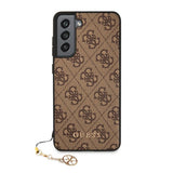 Guess Samsung Galaxy S21 FE Skal 4G Charms Brun