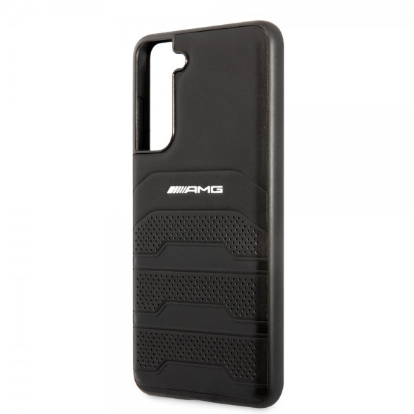 AMG Samsung Galaxy S21 FE Skal Debossed Lines Svart