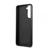 BMW Samsung Galaxy S21 FE Skal Triangle Pattern & Tricolor Stripe Svart