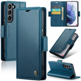 CaseMe Samsung Galaxy S21 Fodral 023 Series Blå
