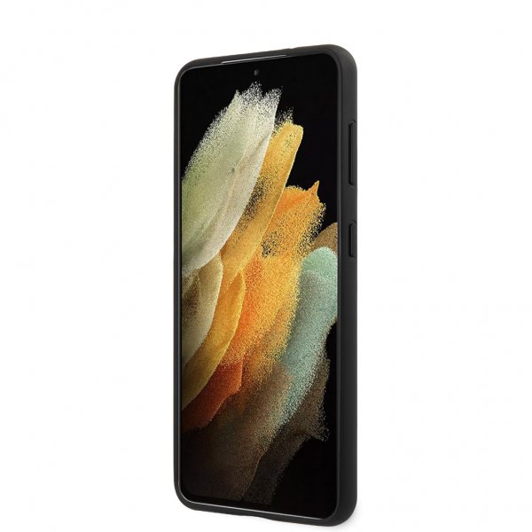 Ferrari Samsung Galaxy S21 Skal Logo Perforerad Svart