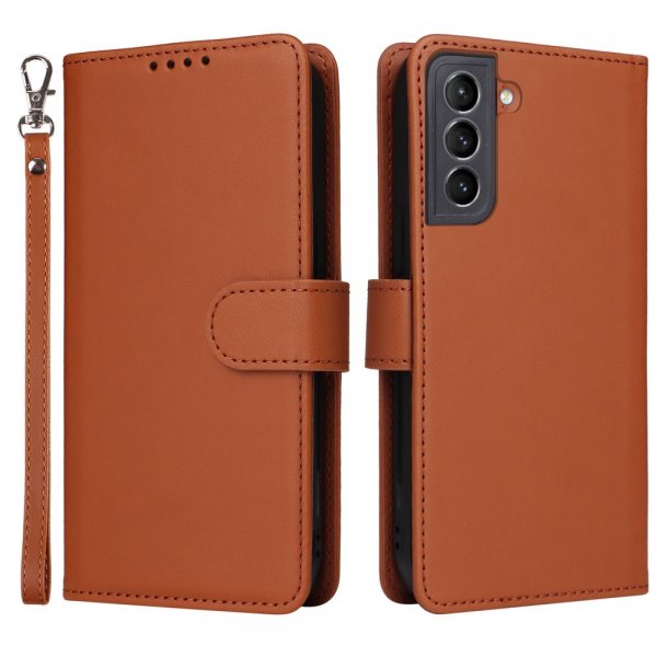 Betopnice Samsung Galaxy S21 Fodral med Löstagbart Skal 005 Brun