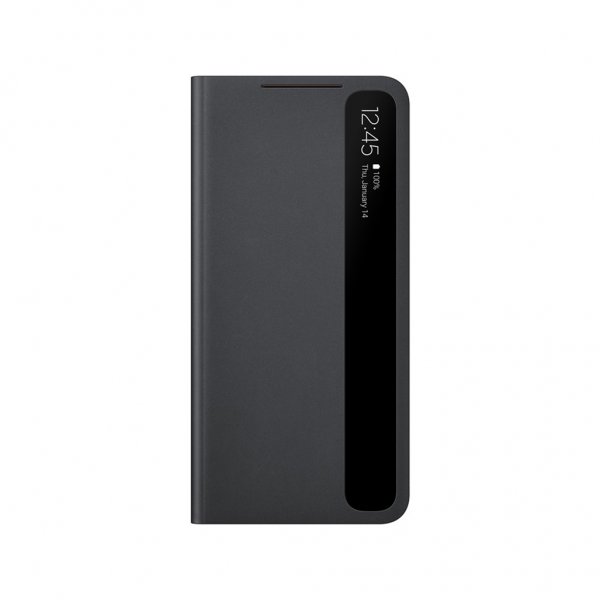 Samsung Original Galaxy S21 Fodral Smart Clear View Cover Svart
