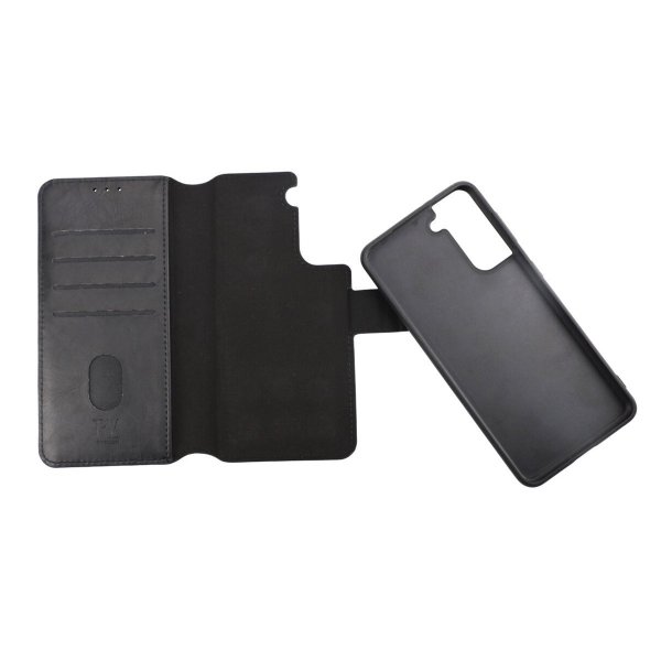 Rvelon Samsung Galaxy S21 Fodral Magnetiskt Avtagbart Skal Svart