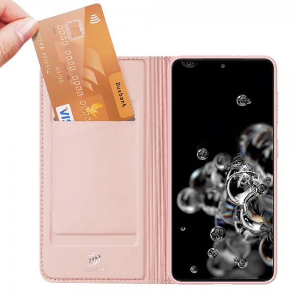 Dux Ducis Samsung Galaxy S21 Plus Fodral Skin Pro Series Rosa