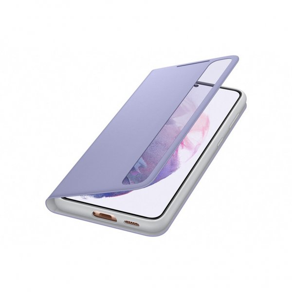 Samsung Original Galaxy S21 Plus Fodral Smart Clear View Cover Violet