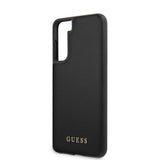 Guess Samsung Galaxy S21 Plus Skal Lädertextur Svart