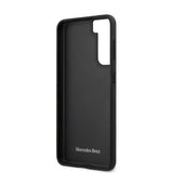Mercedes Benz Samsung Galaxy S21 Plus Skal Logo Perforerad Dynamic Svart