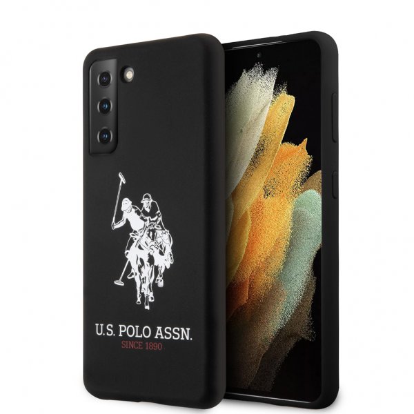 U.S. Polo Samsung Galaxy S21 Plus Skal Silicone Logo Svart