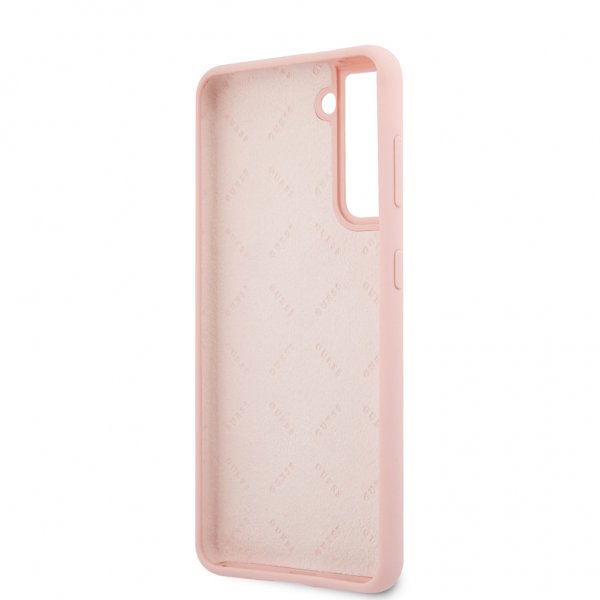 Guess Samsung Galaxy S21 Plus Skal Vintage Logo Rosa
