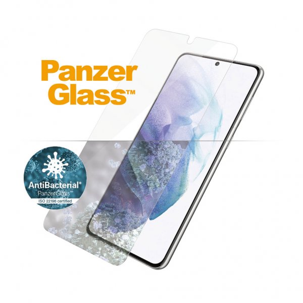 PanzerGlass Samsung Galaxy S21 Plus Skärmskydd CaseFriendly Ultrasonic Fingerprint Full Glue
