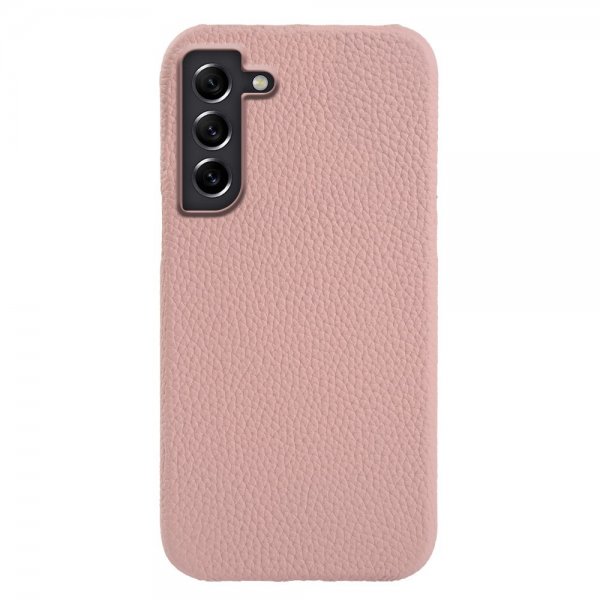 Samsung Galaxy S21 Skal Äkta Läder MagSafe Rosa