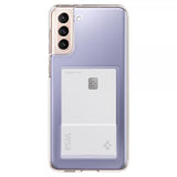 Spigen Samsung Galaxy S21 Skal Crystal Slot Crystal Clear