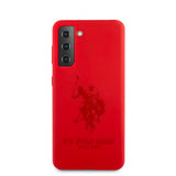 U.S. Polo Samsung Galaxy S21 Skal med Logo Röd