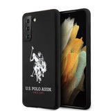 U.S. Polo Samsung Galaxy S21 Skal Silicone Logo Svart