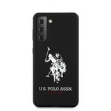 U.S. Polo Samsung Galaxy S21 Skal Silicone Logo Svart