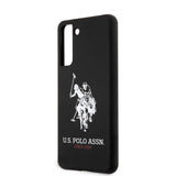 U.S. Polo Samsung Galaxy S21 Skal Silicone Logo Svart