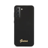 Guess Samsung Galaxy S21 Skal Metal Logo Svart