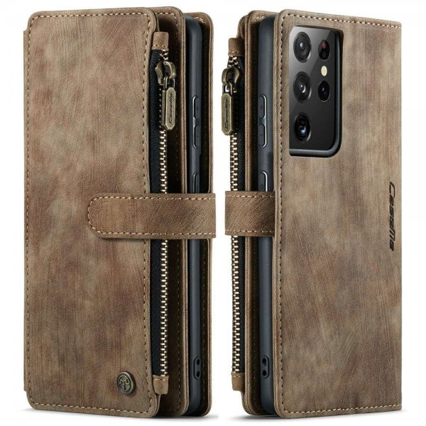 CaseMe Samsung Galaxy S21 Ultra Fodral C30 Series Brun