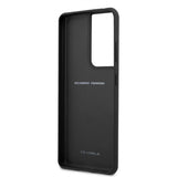 Ferrari Samsung Galaxy S21 Ultra Fodral Logo Perforerad Svart