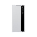Samsung Original Galaxy S21 Ultra Fodral Smart Clear View Cover Ljusgrå
