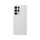 Samsung Original Galaxy S21 Ultra Fodral Smart Clear View Cover Ljusgrå