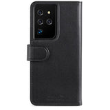 holdit Samsung Galaxy S21 Ultra Fodral Wallet Case Magnet Svart