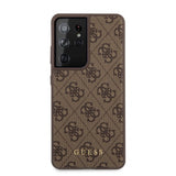 Guess Samsung Galaxy S21 Ultra Skal 4G Brun