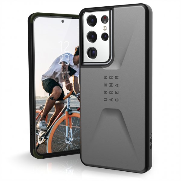 Urban Armor Gear (UAG) Samsung Galaxy S21 Ultra Skal Civilian Silver