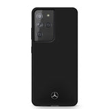 Mercedes Benz Samsung Galaxy S21 Ultra Skal med Logo Svart